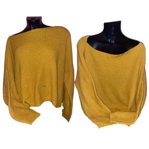 SOLD Women Knitted Batwing Sweater